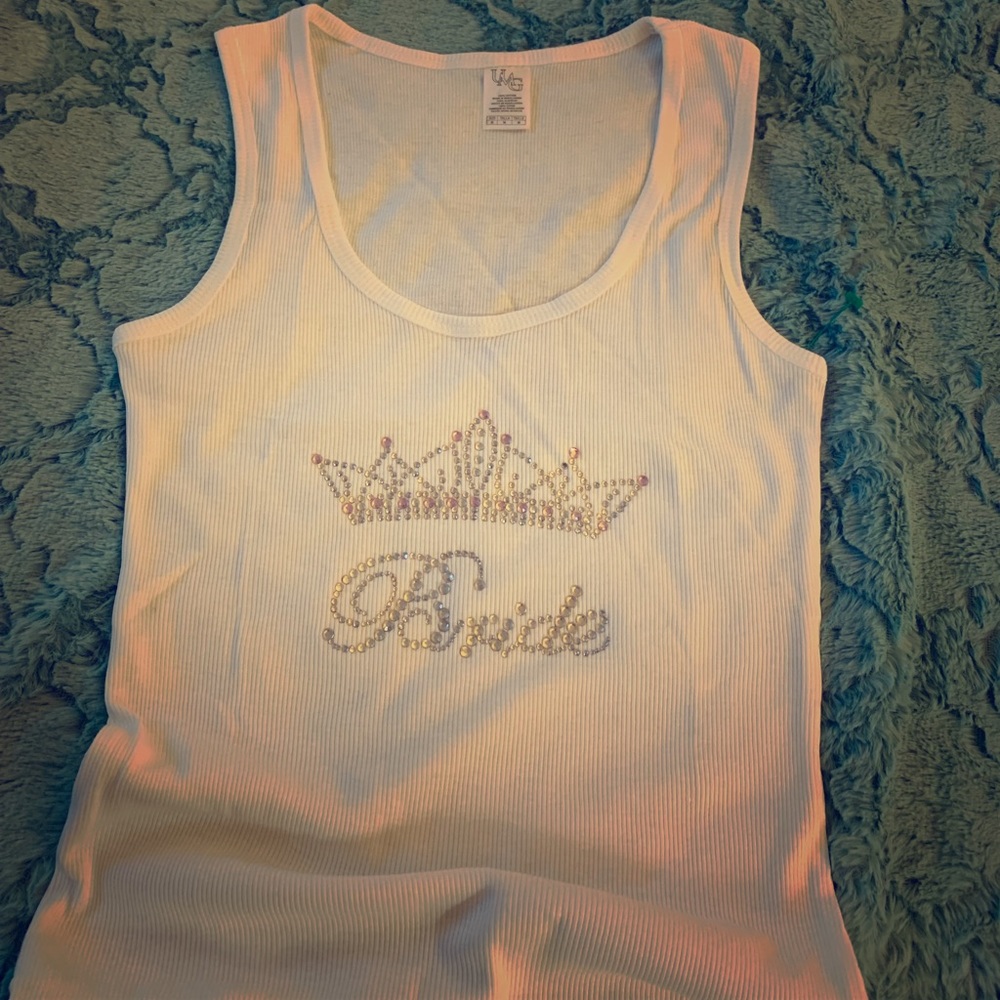 Bride tank top size medium